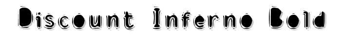 Discount Inferno Bold font
